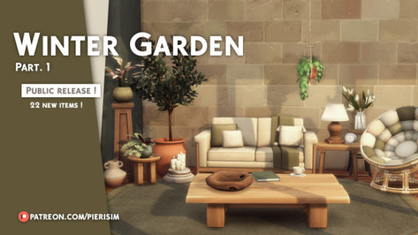 The Sims 4 WINTER GARDEN