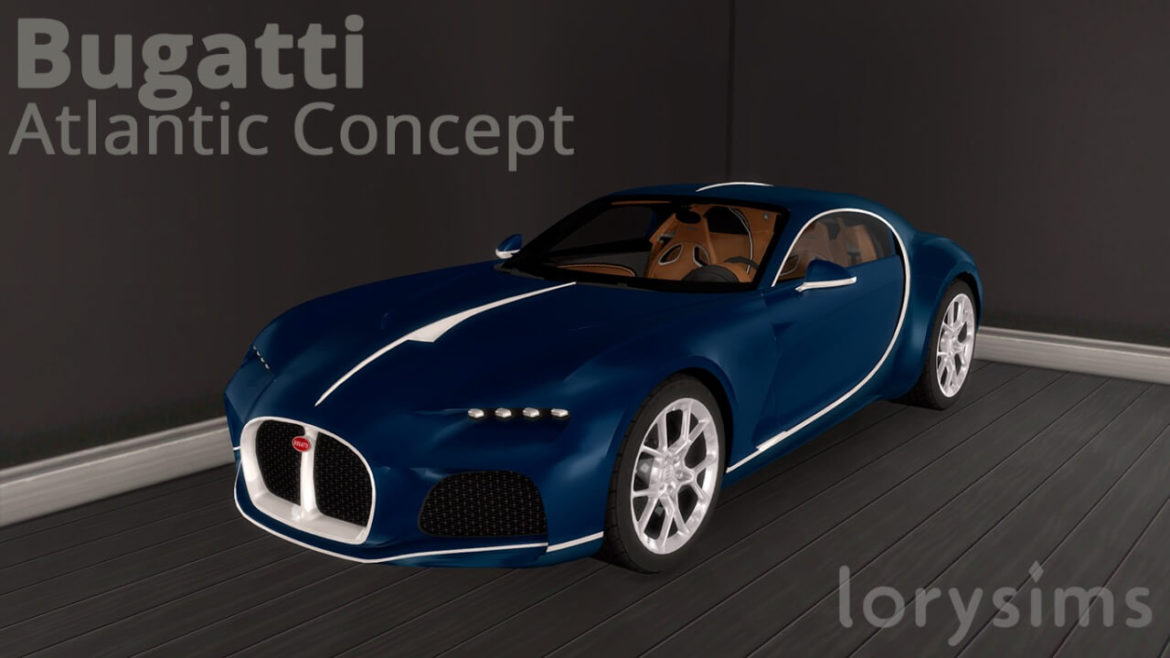 The Sims 4 2015 Bugatti Atlantic Concept at LorySims
