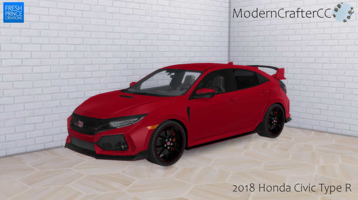 The Sims 4 2018 Honda Civic Type R