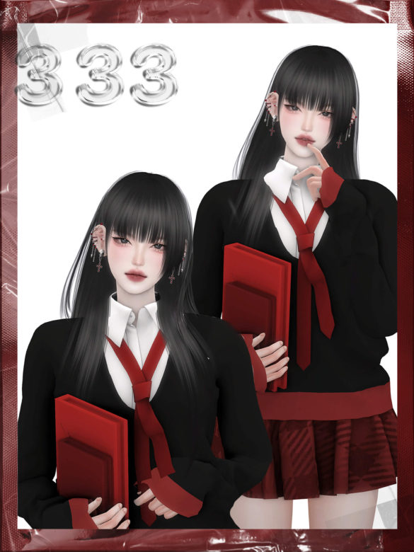 The Sims 4 333daily campus suit