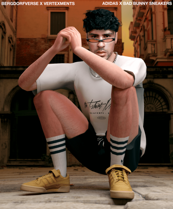 adidas x bad bunny sneakers feat vertexments