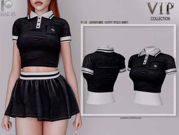 The Sims 4 ADVENTURES OUTFIT (SHIRT) P110 by busra-tr