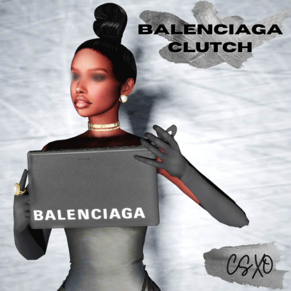 The Sims 4 balenciaga clutch