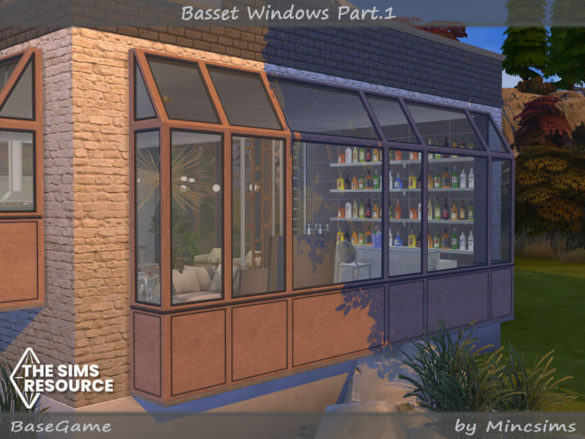 The Sims 4 Basset Windows Part.1 by Mincsims