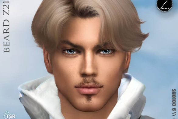 Moustache (HQ) sims 4 - Best Sims Mods