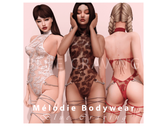 The Sims 4 Blue Craving - Melodie Bodywear