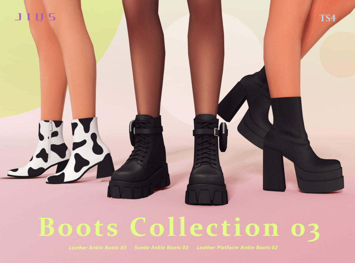 boots collection 03 jius leather ankle boots
