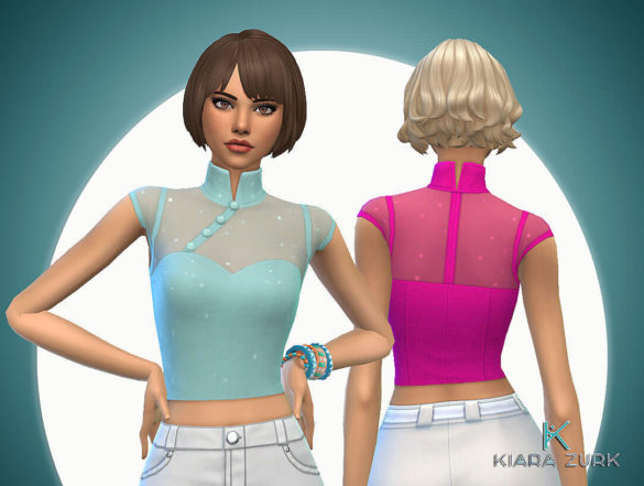 The Sims 4 Bride Sleeves Top at My Stuff Origin
