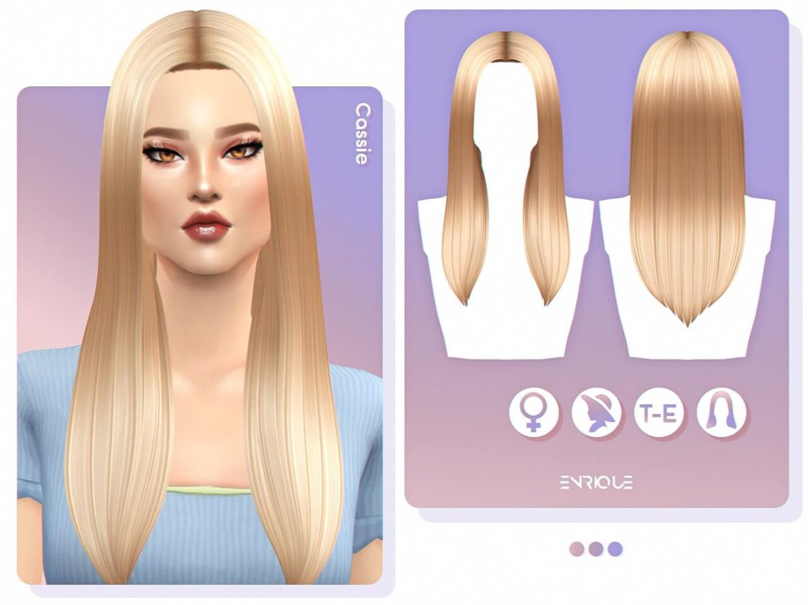The Sims 4 Cassie Hair at Enriques4