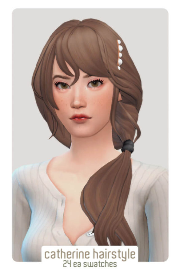 The Sims 4 catherine hairstyle