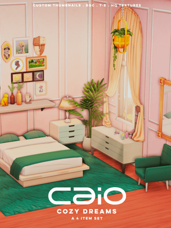 The Sims 4 cozy dreams a 4 item set