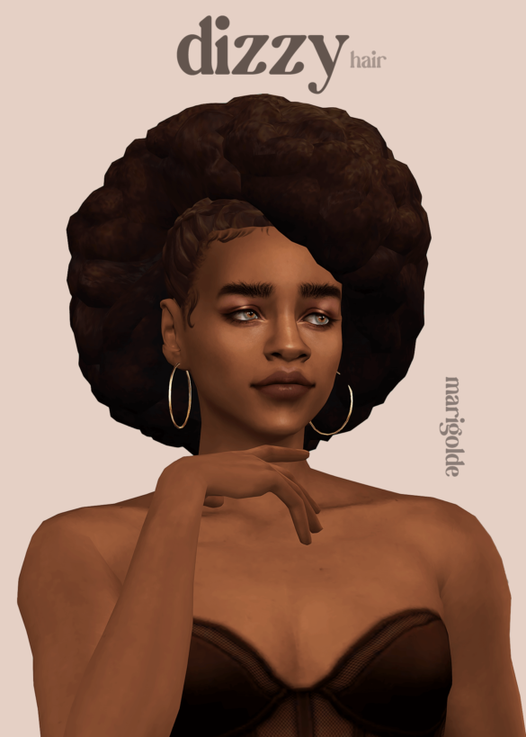 The Sims 4 dizzy hair ea colors