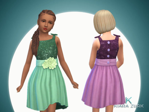 The Sims 4 Dress Flower for Girls at My Stuff Origin