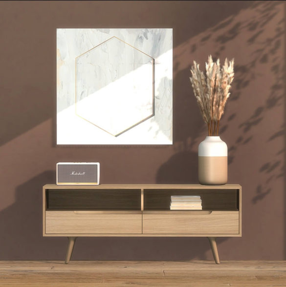 The Sims 4 Ease Media Bench at Heurrs