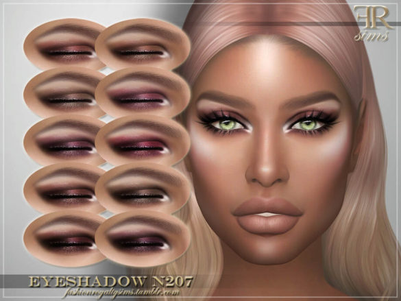 The Sims 4 Eyeshadow N207 by FashionRoyaltySims