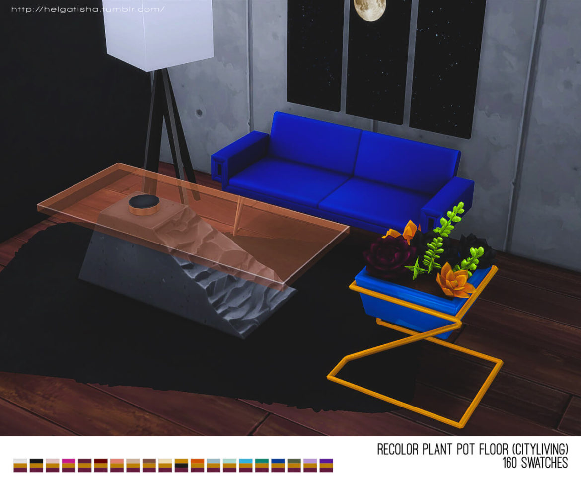 The Sims 4 helgatisha cl plant pot floor download