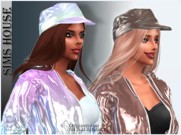 Holographic women’s cap by Sims House
