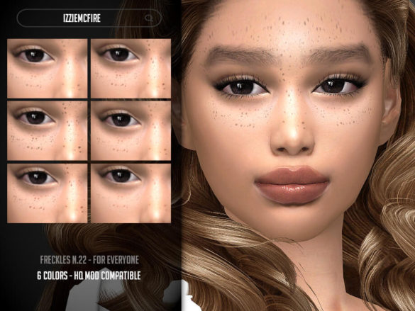 The Sims 4 IMF Freckles N.22 by IzzieMcFire TSR