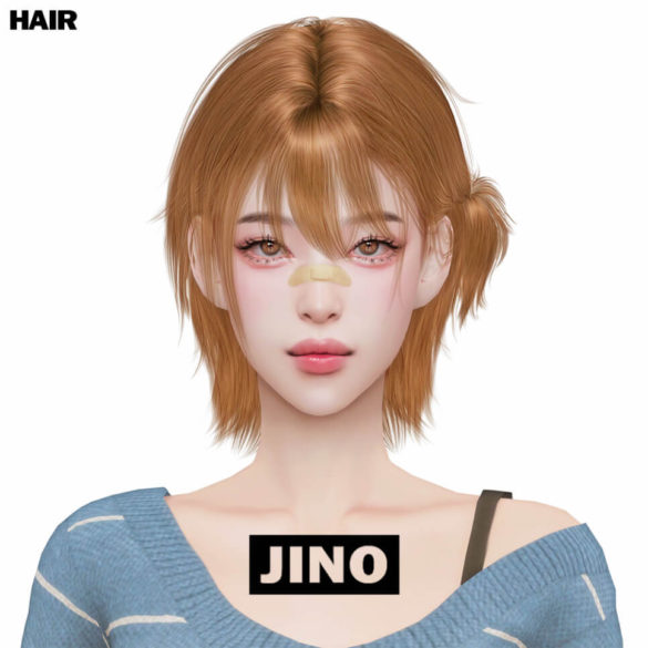 The Sims 4 jino hair 11