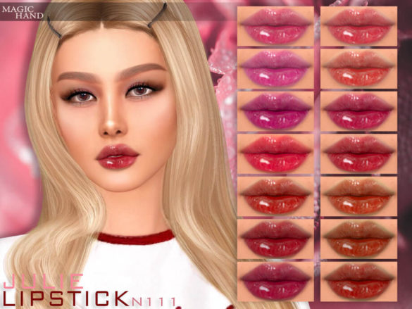 The Sims 4 Julie Lipstick N111 by MagicHand