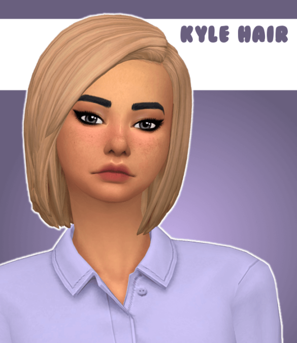 The Sims 4 kyle hair the fitness stuff fringe