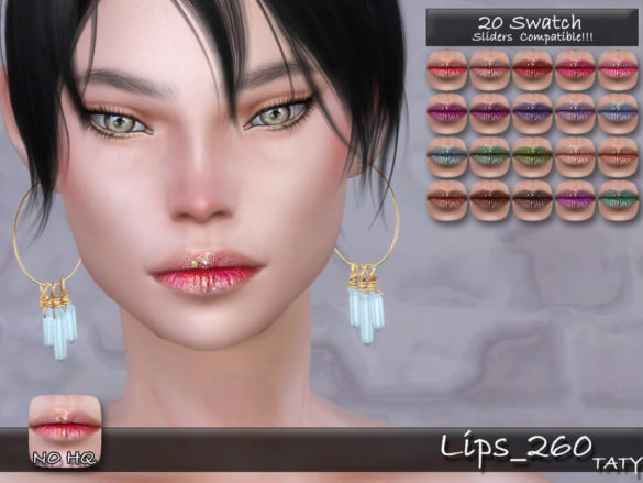 The Sims 4 Lips 260 by tatygagg