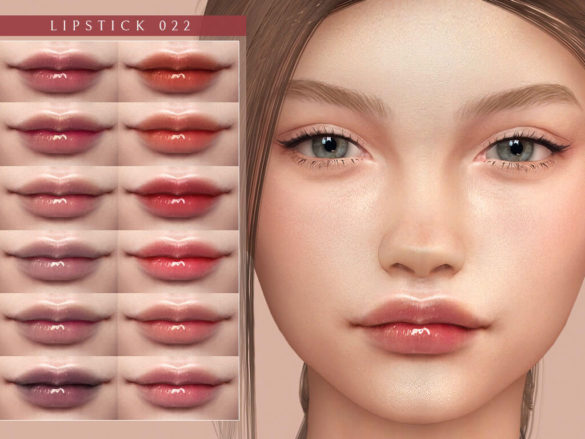 The Sims 4 Lipstick 022 at Lutessa