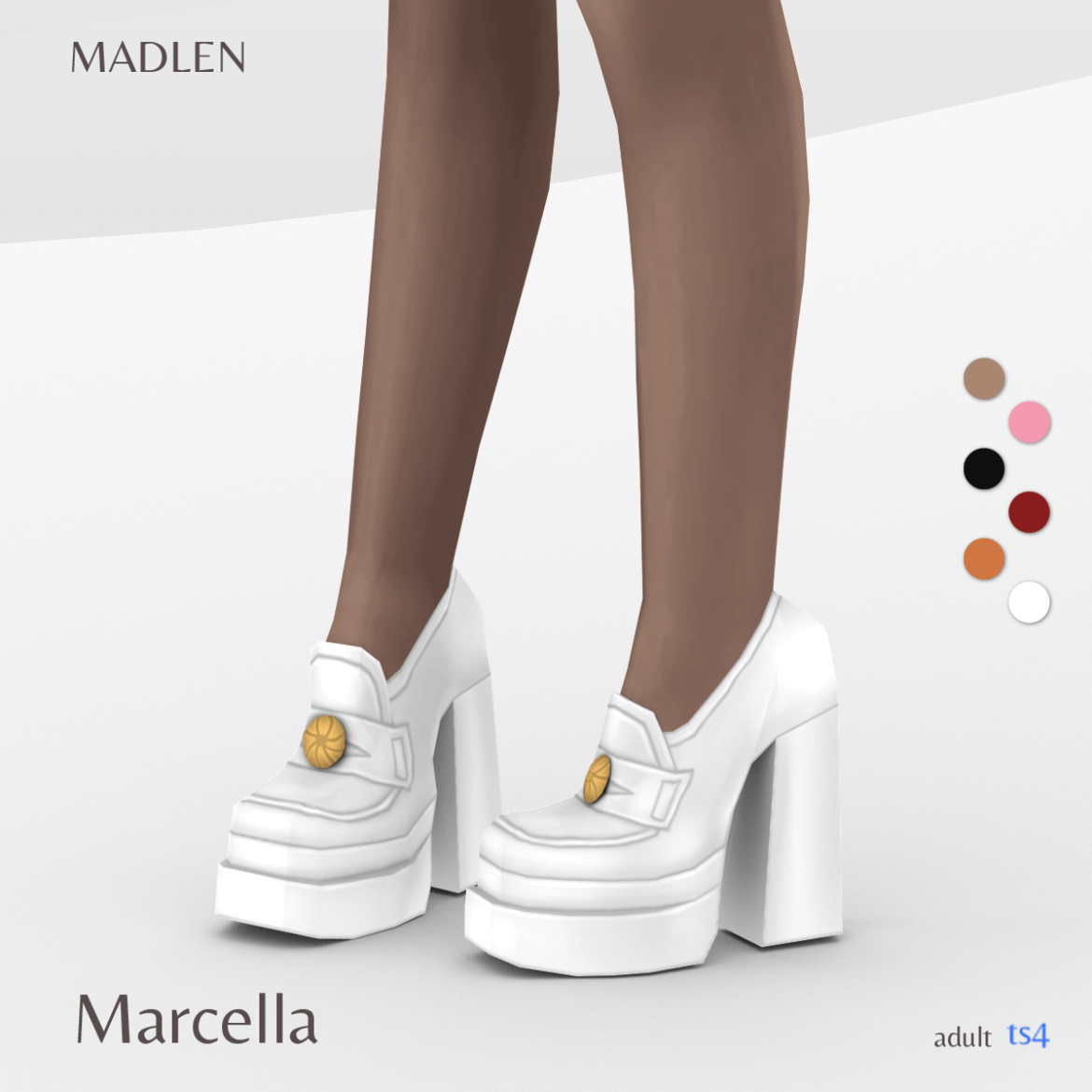The Sims 4 marcella shoes