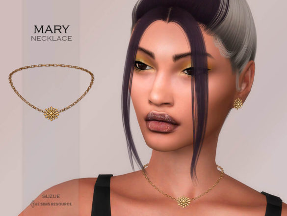 The Sims 4 Mary Necklace by Suzue