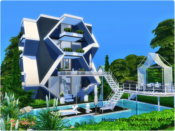 The Sims 4 Modern Luxury House 49 by jolanta