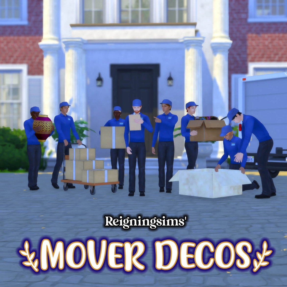 The Sims 4 mover deco sims