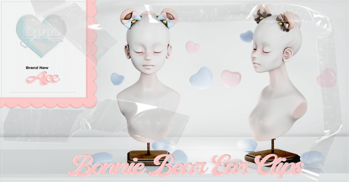 new cc alert oppasims bonnie bear ear clips