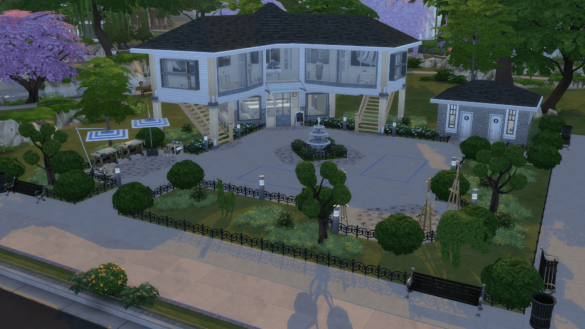 The Sims 4 Newcrest Art Center (No CC)