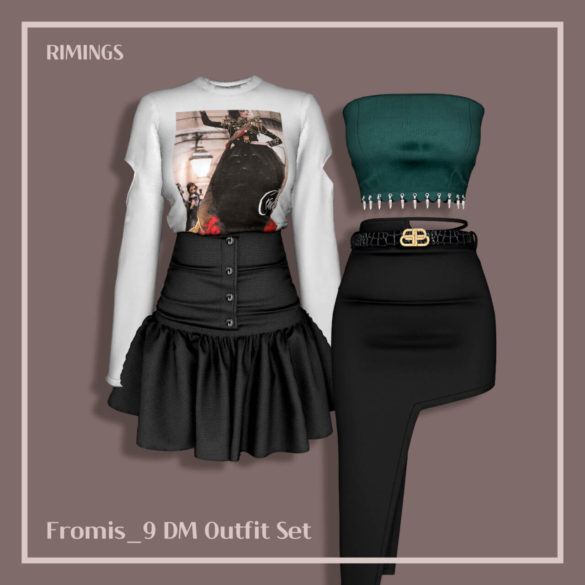 The Sims 4 Outfit Set at RIMINGs