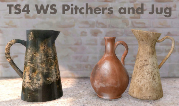The Sims 4 Pitchers and Jugs at Riekus13