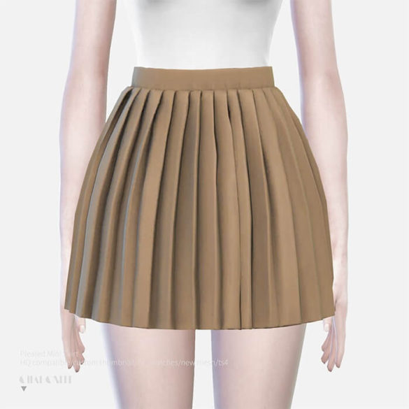 The Sims 4 Pleated Mini Skirt