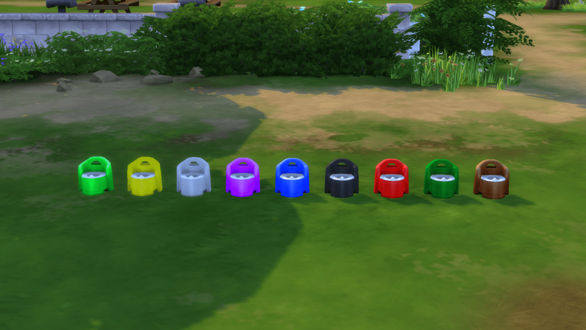 The Sims 4 Potty Recolour