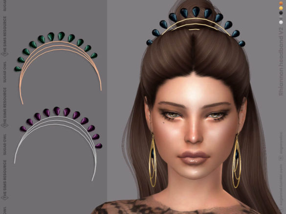 The Sims 4 Rhiannon headband V2 by sugar owl