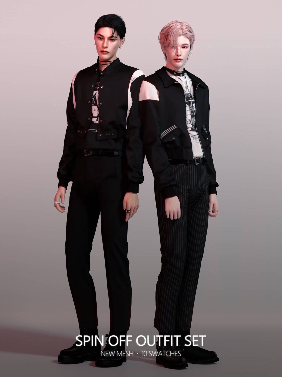 The Sims 4 rona spin off outfit set