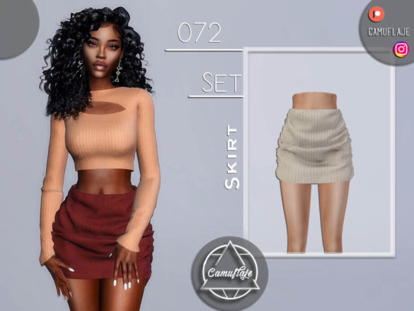 The Sims 4 SET 072 – Skirt by Camuflaje