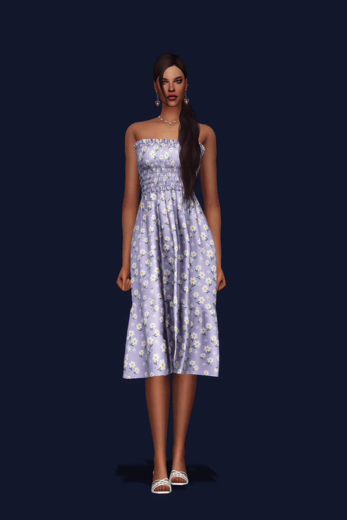 The Sims 4 Shirring Tube Top Dress at Gorilla
