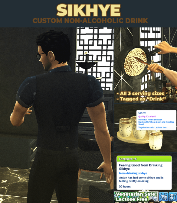 The Sims 4 Sikhye – New Custom Recipe