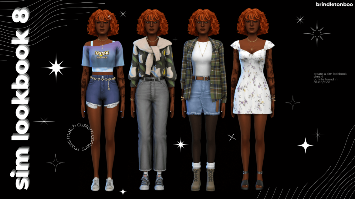 The Sims 4 sim lookbook 8