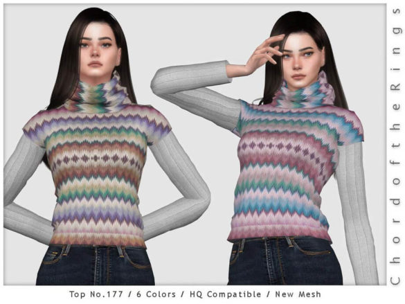 The Sims 4 Top No.177 by ChordoftheRings
