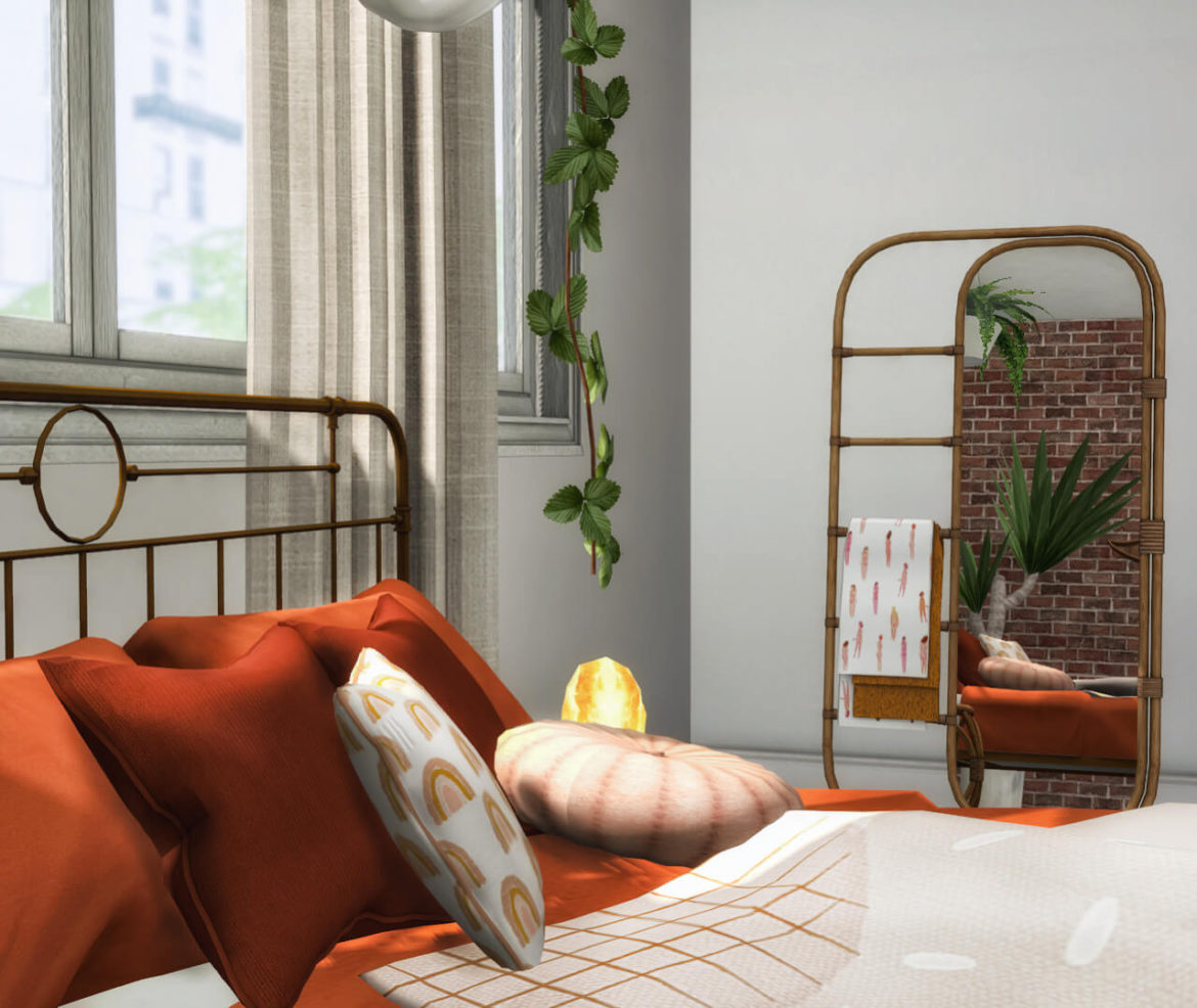 The Sims 4 varm bedroom set