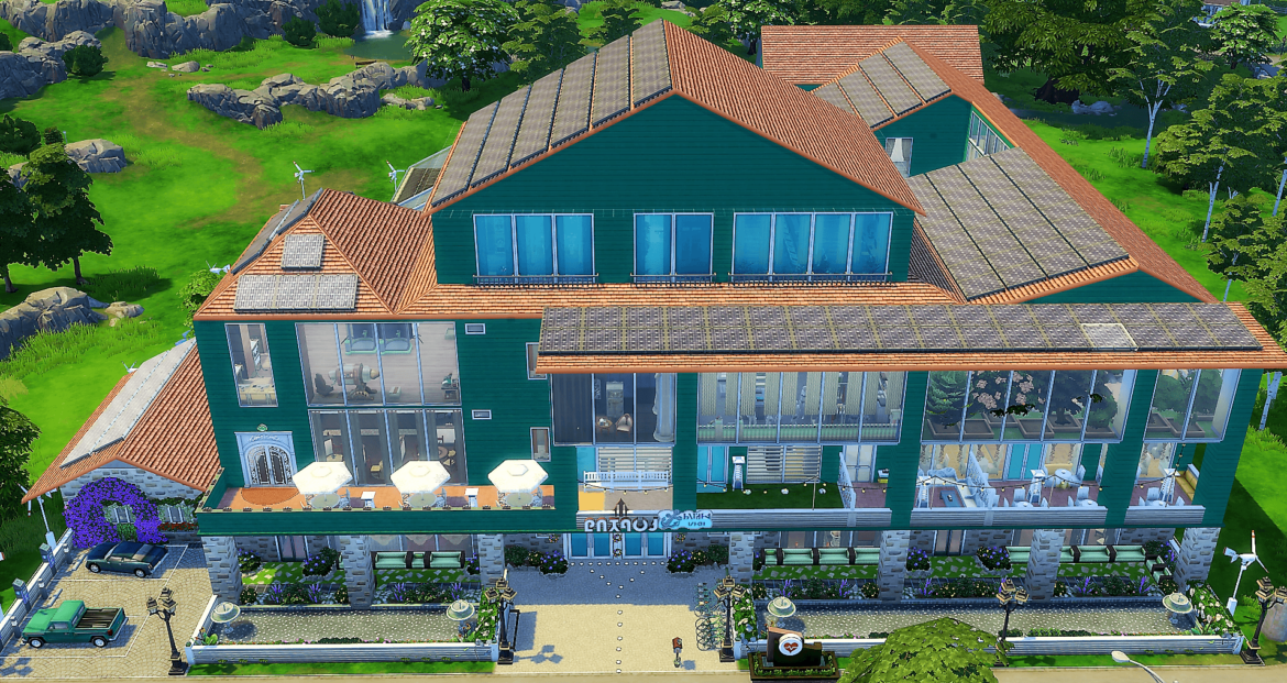 The Sims 4 Windenburg Retirement Home, NO CC.