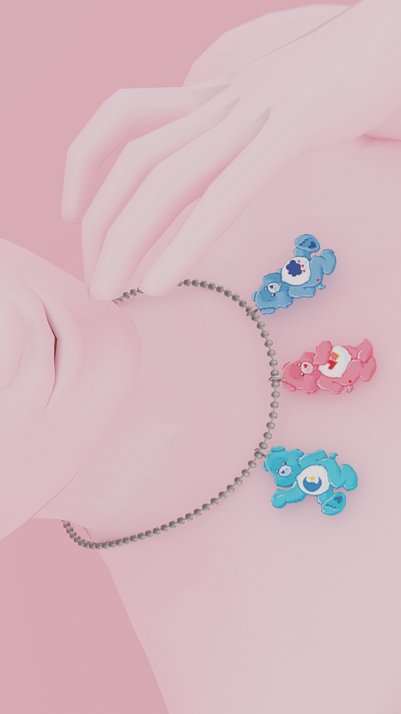 carebear necklace