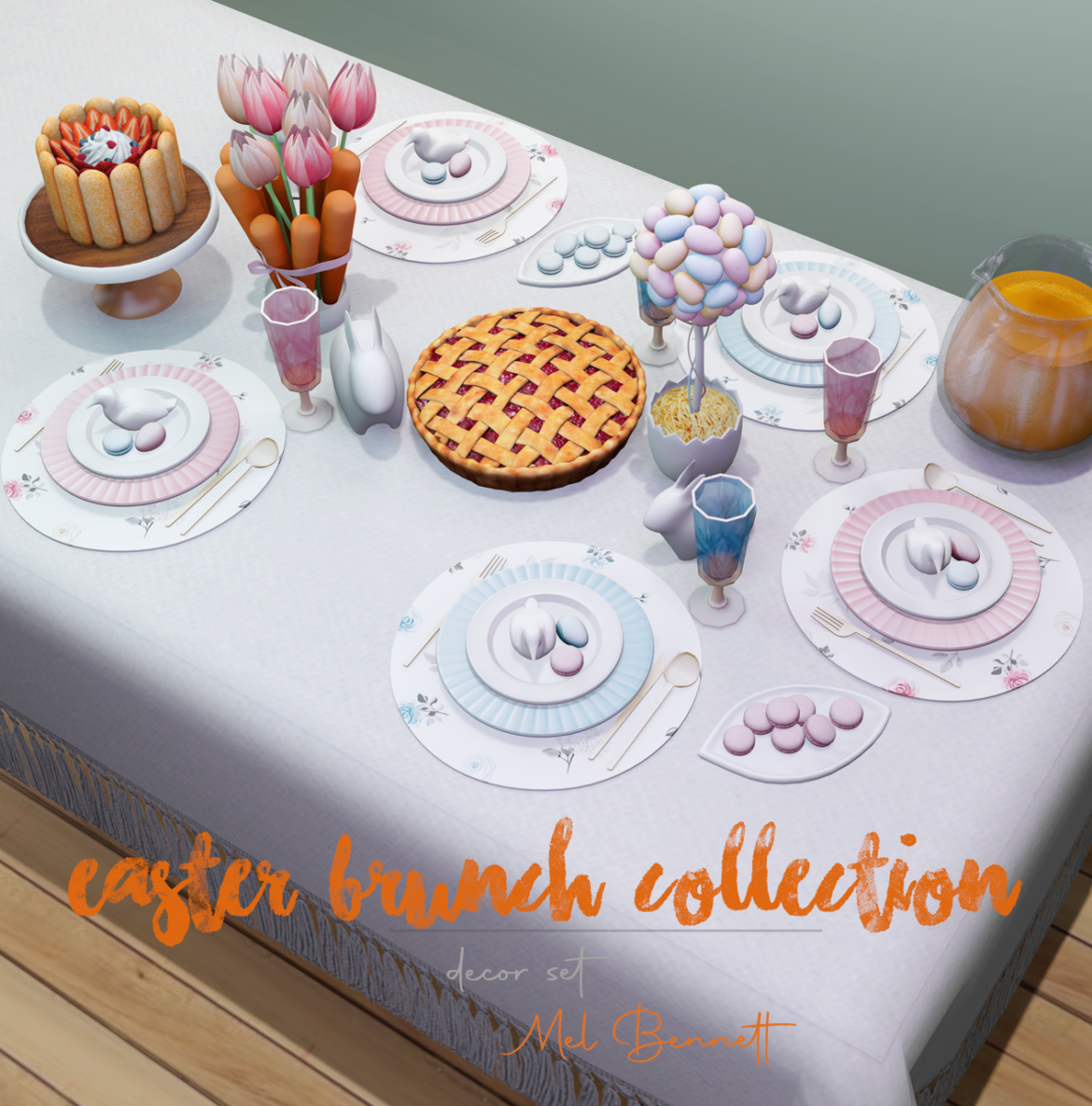 EASTER BRUNCH DECOR SET