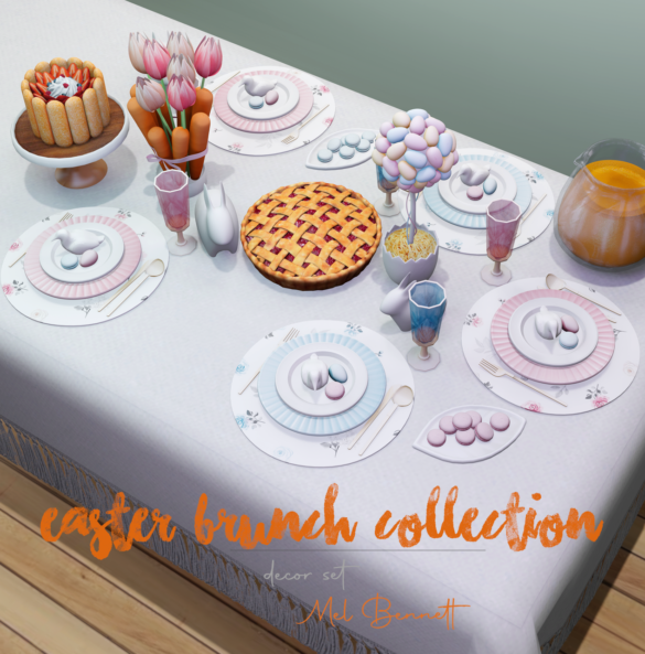 EASTER BRUNCH DECOR SET