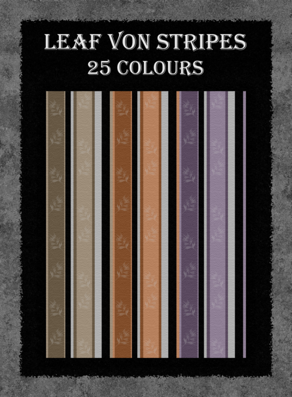 Leaf Von Stripes Wallpaper - 25 Colours
